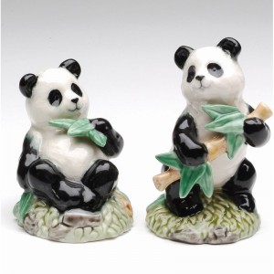CosmosGifts Panda 2-Piece Salt and Pepper Set SMOS1448